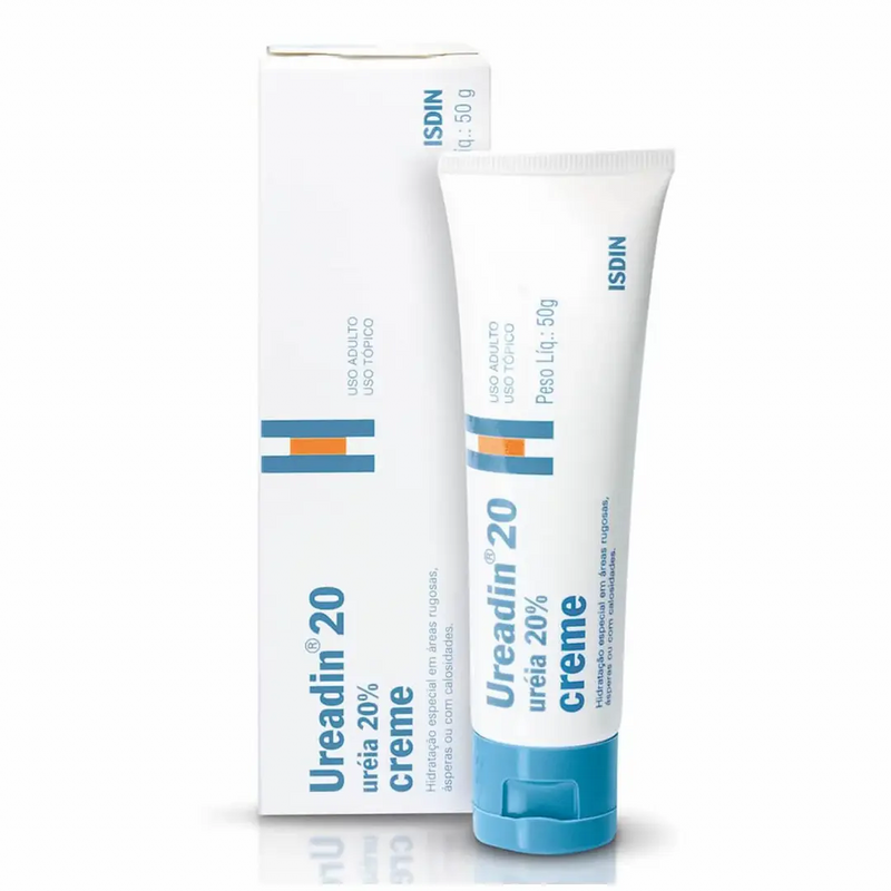 Ureadin 20 Creme 50g Pele muito seca, áspera e rugosa